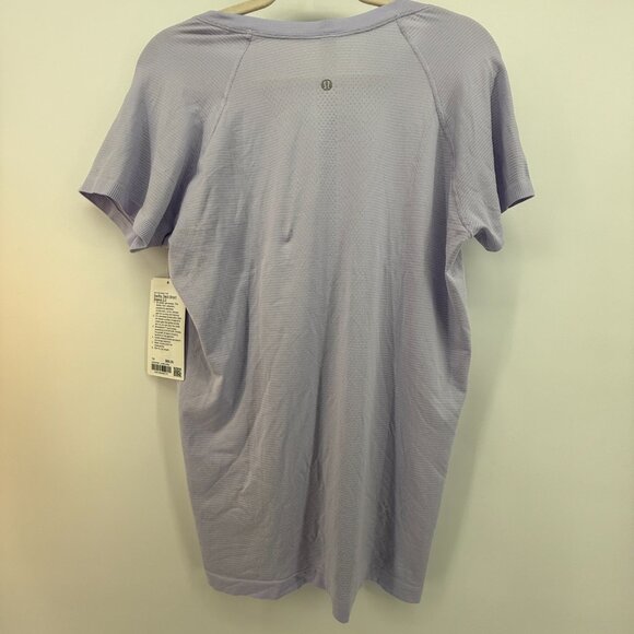 Lululemon Swiftly Tech Short Sleeve 2.0 Crew Size 14 NWT Purple Athletic Workout - Picture 7 of 12
